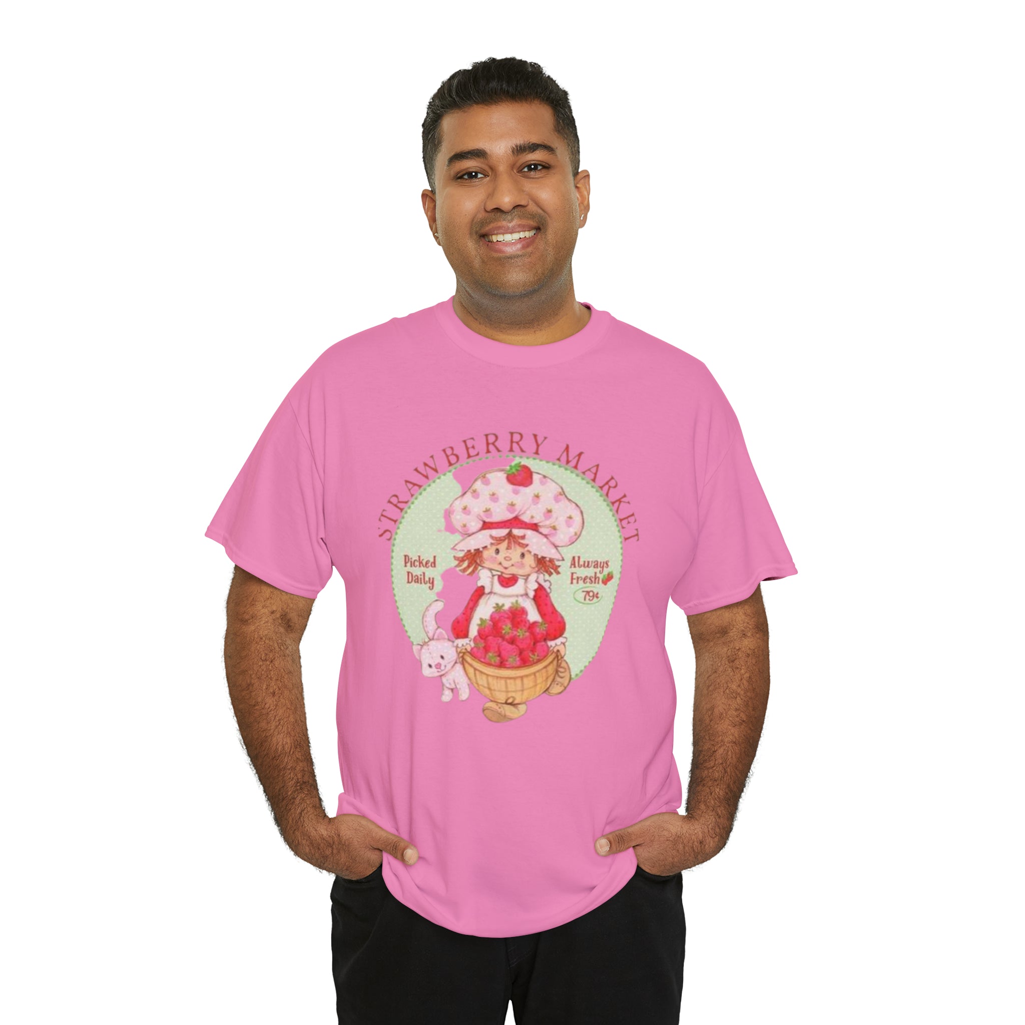Strawberry Shortcake-  Unisex Heavy Cotton T-Shirt - Creations by Chris and Carlos